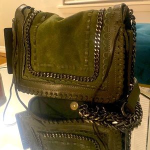Brand New Zara dark green bag